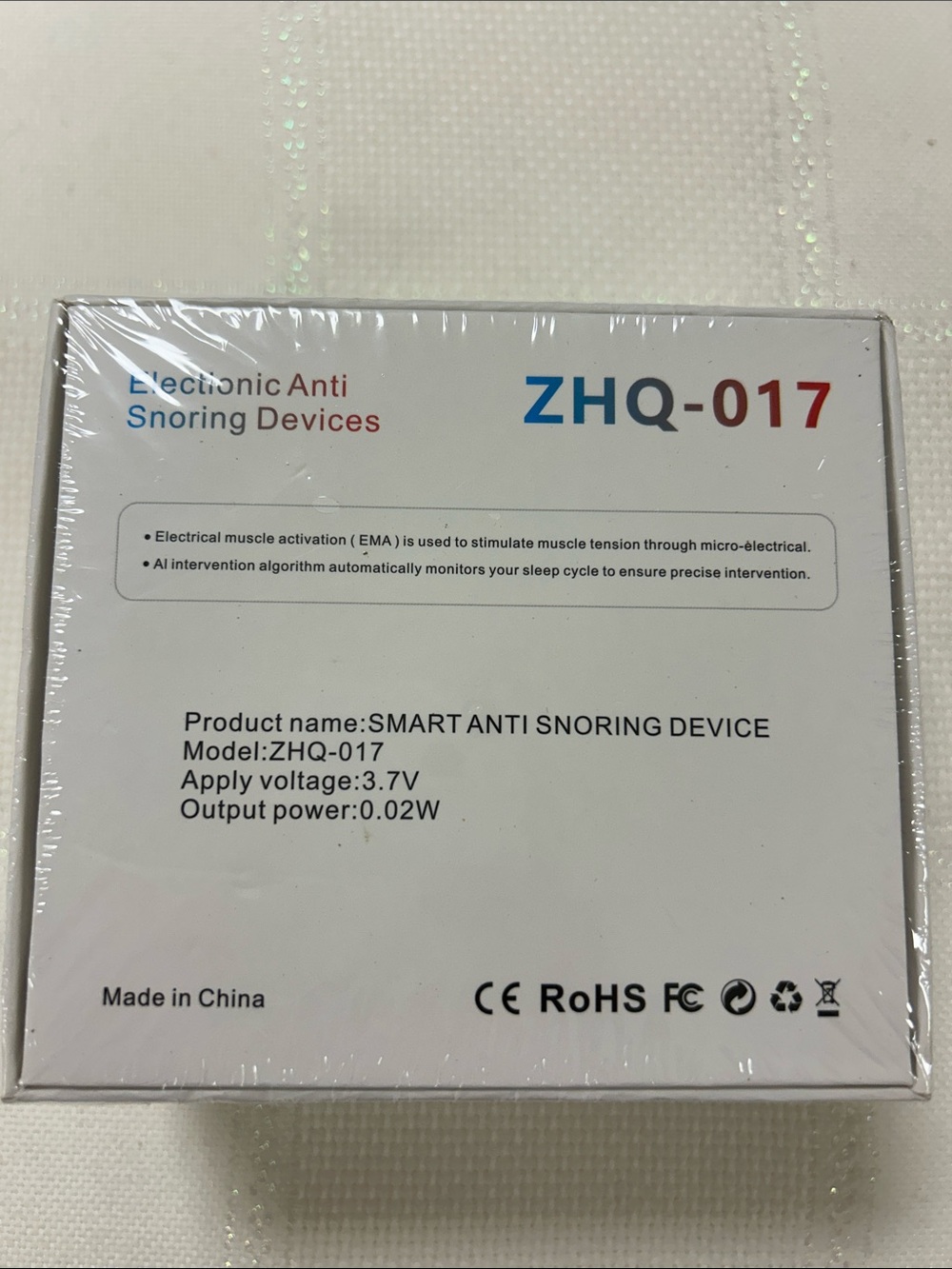 Snoring Device - Black Anti-Snore Aid image 2